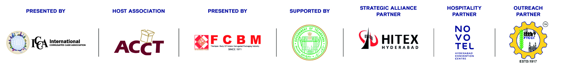 ICCA Global Summit and FCBM Conference Partner Logos